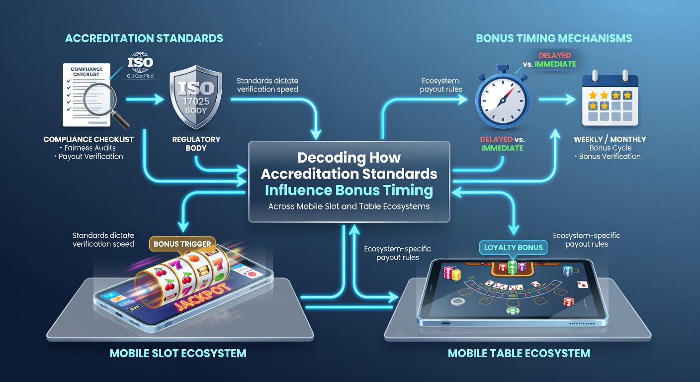 Vergelijking van bonus timing patronen tussen mobiele slots en live tafelspelen onder accreditatieregels