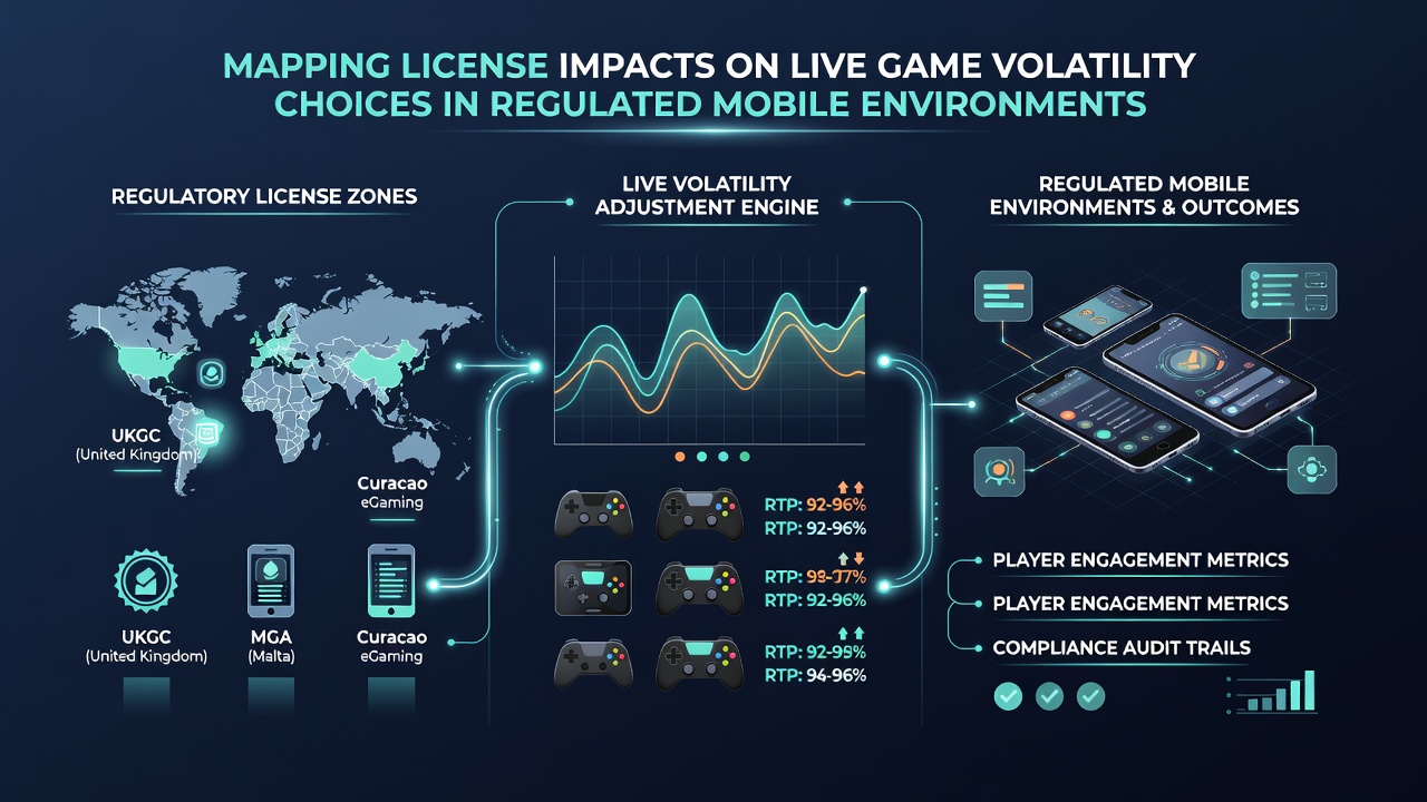 Analyse van volatiliteitsveranderingen in live spellen onder mobiele licentievoorwaarden